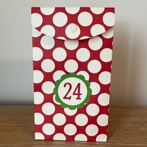 Christmas Advent Paper Gift Bags/Envelopes